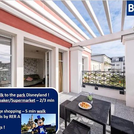 Disney At Home 3 Bed Rooms- Confort 90M2 - Best Location Serris Exterior foto